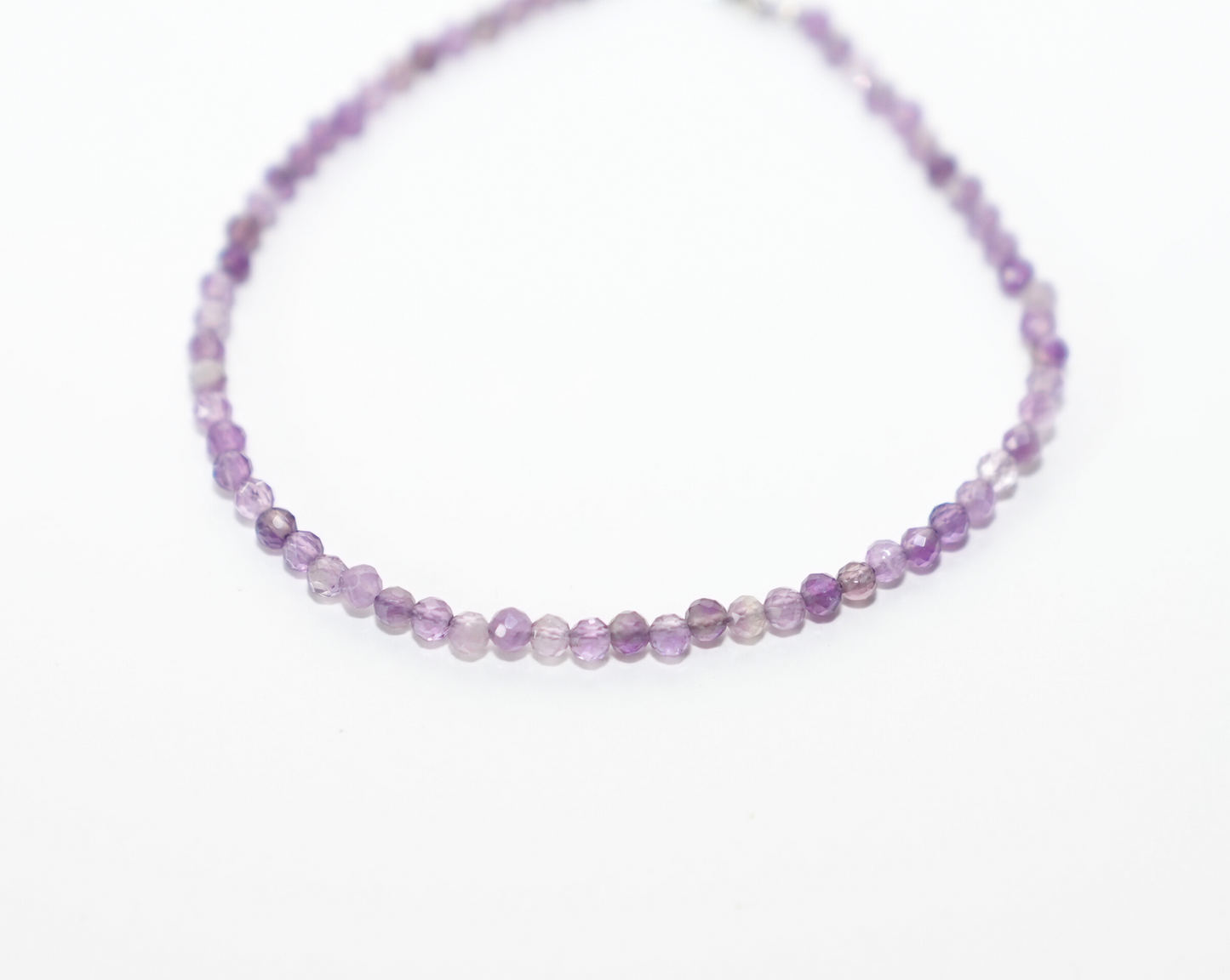 Natural Amethyst Faceted Bracelet LUNAR VINES