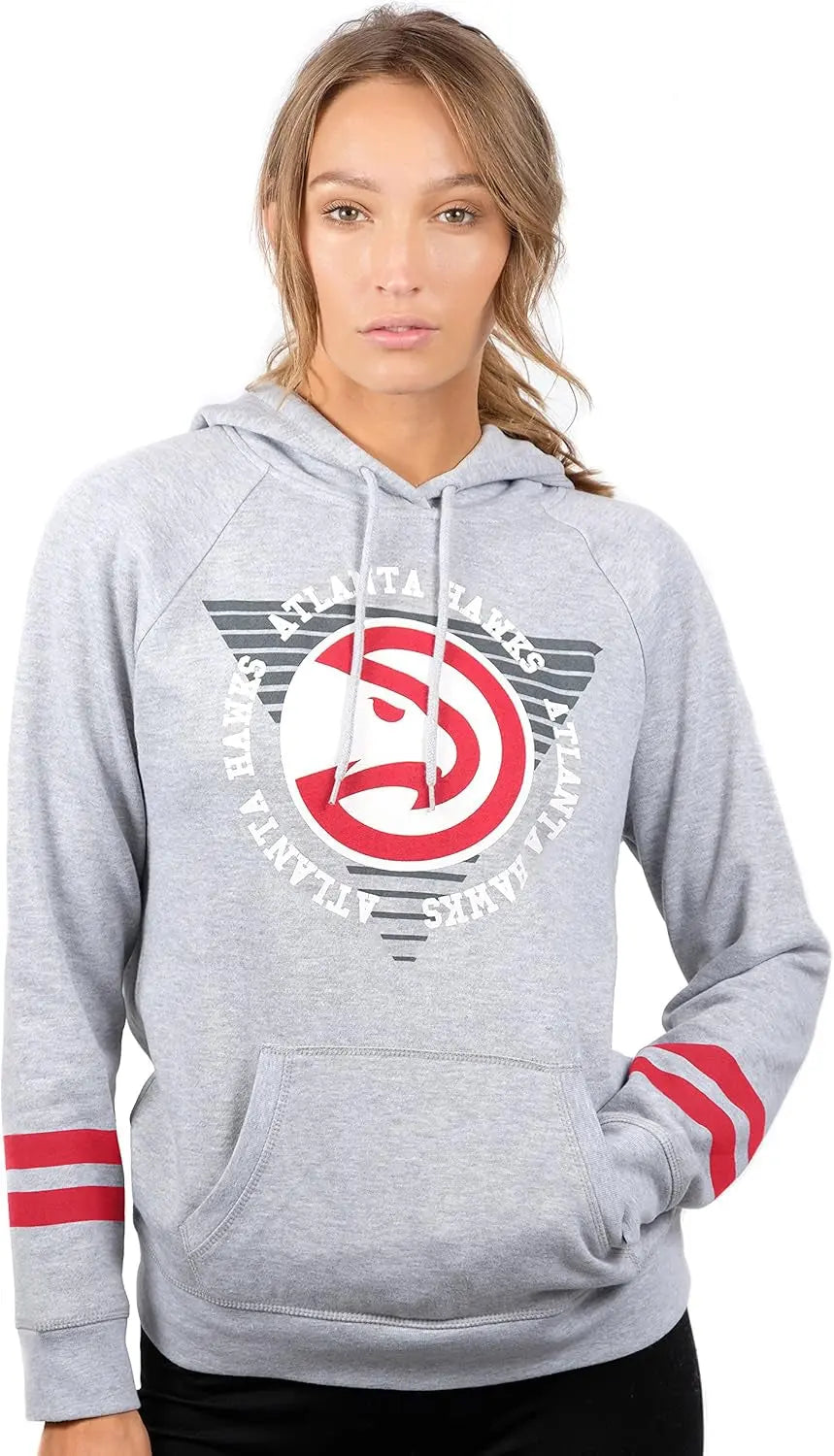 NBA Womens Soft Fleece Crop Top Pullover Hoodie Womens