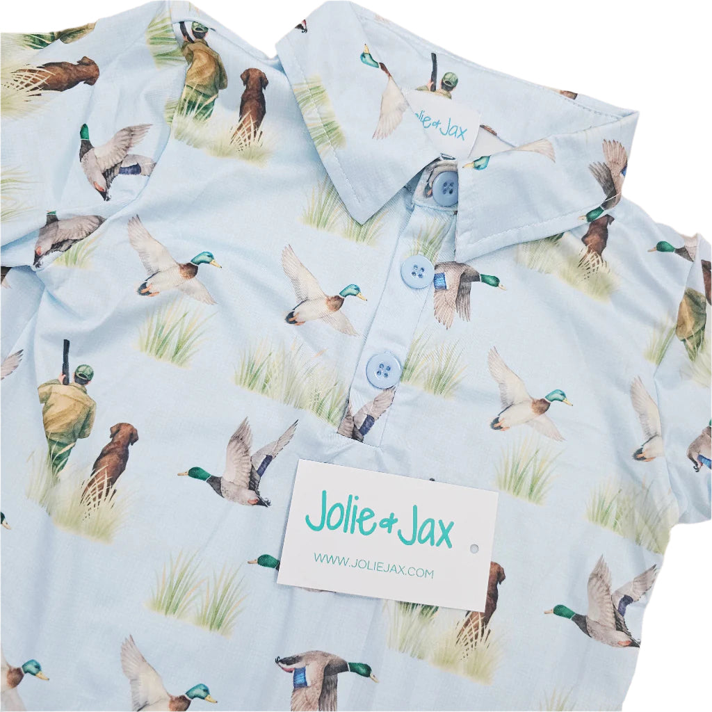 Duck and Lab Polo Shirt Kid's Jolie & Jax Boutique