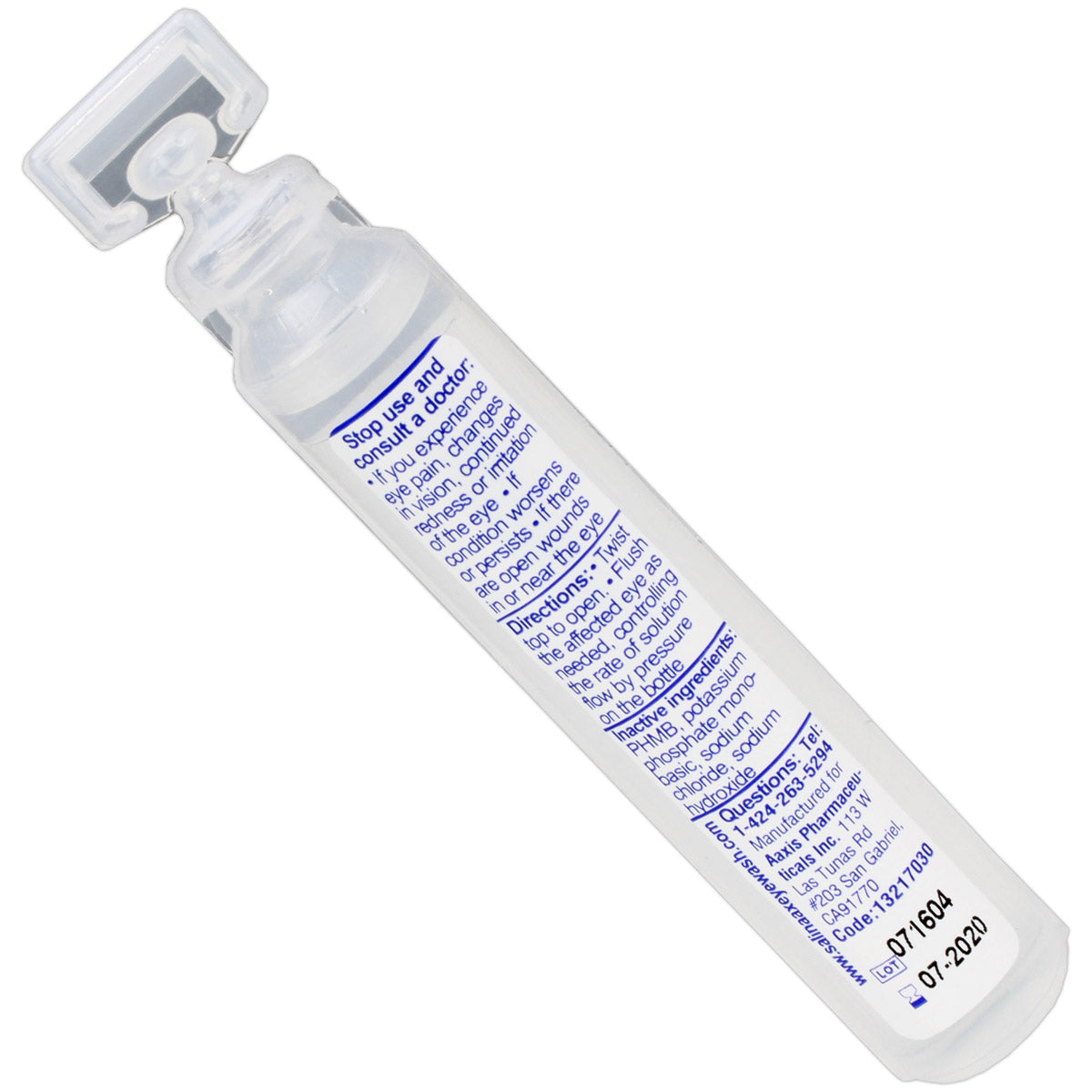 Eye Wash, 0.5 oz. quakekits.com