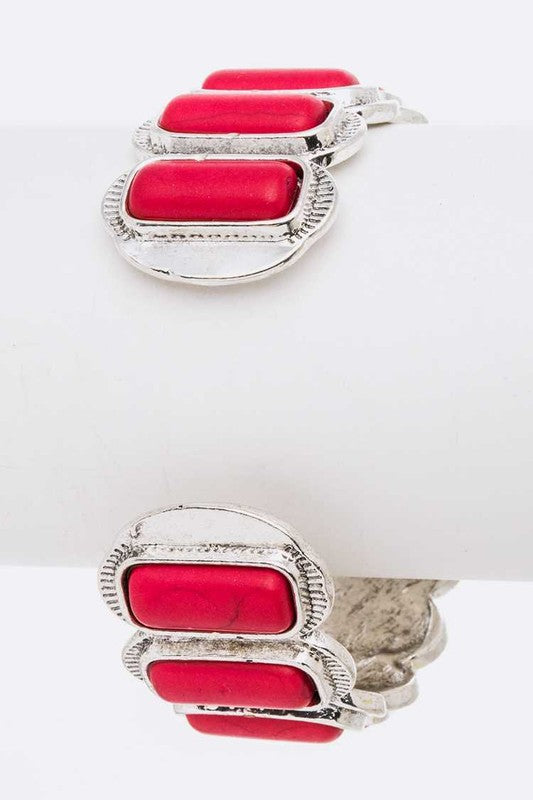 Genuine Stone Iconic Open Cuff Bangle Shop Style & More | Fresh Looks, Everyday Deals & Free Shipping