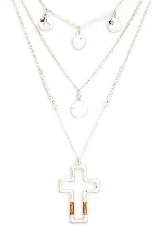Cross Pendant Layered Necklace Shop Style & More | Fresh Looks, Everyday Deals & Free Shipping
