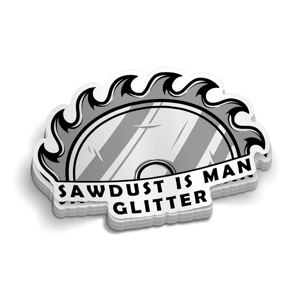 Sawdust - Hard Hat Decal Armed American Supply
