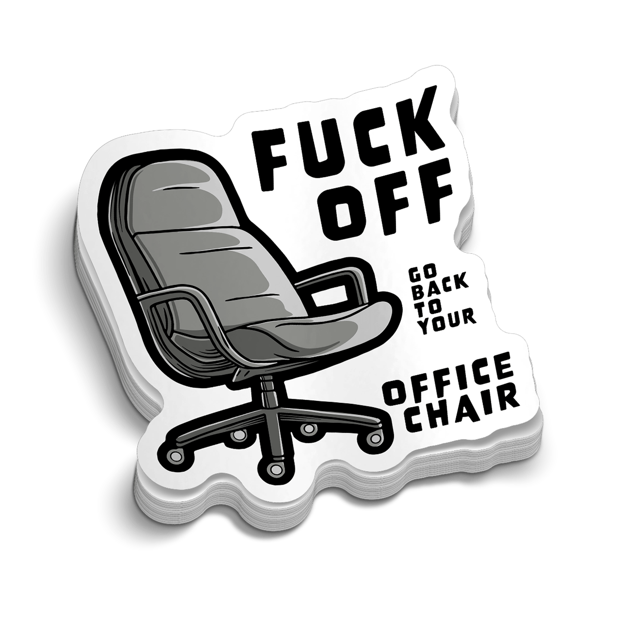 Office Chair - Hard Hat Decal Armed American Supply