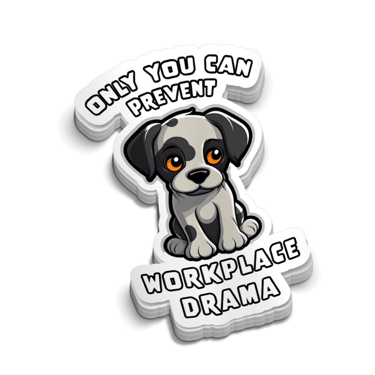 Drama - Hard Hat Decal Armed American Supply