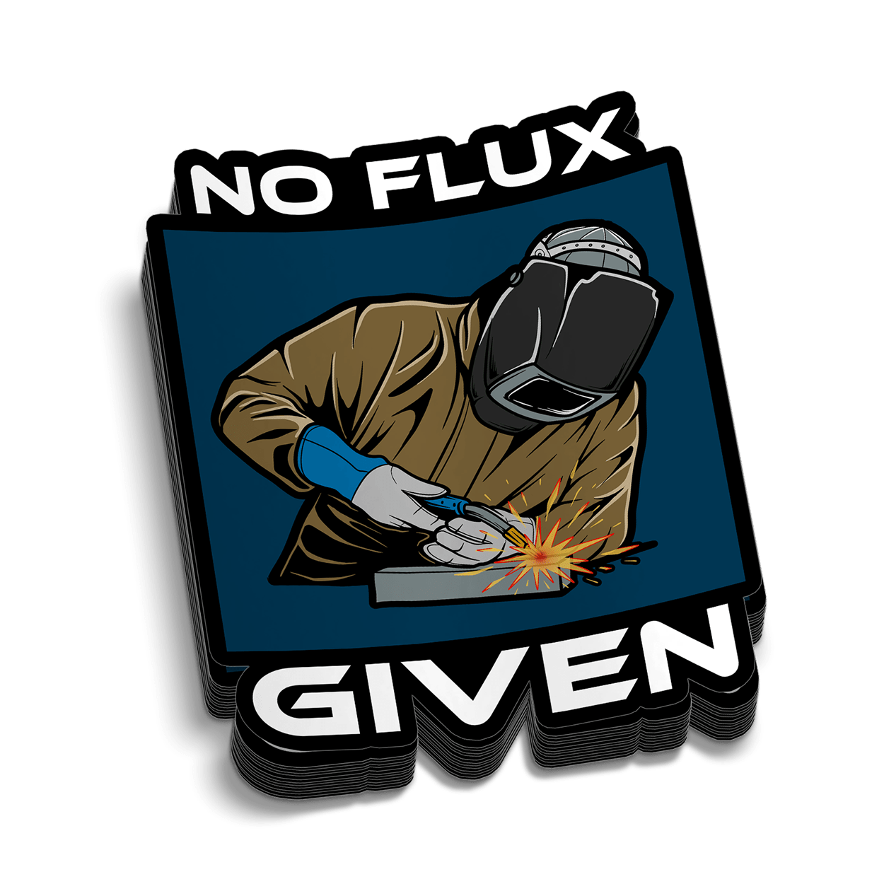 No Flux given - Hard Hat Decal Armed American Supply