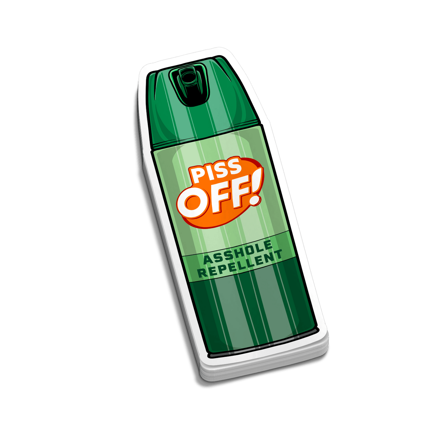 Piss Off - Hard Hat Decal Armed American Supply