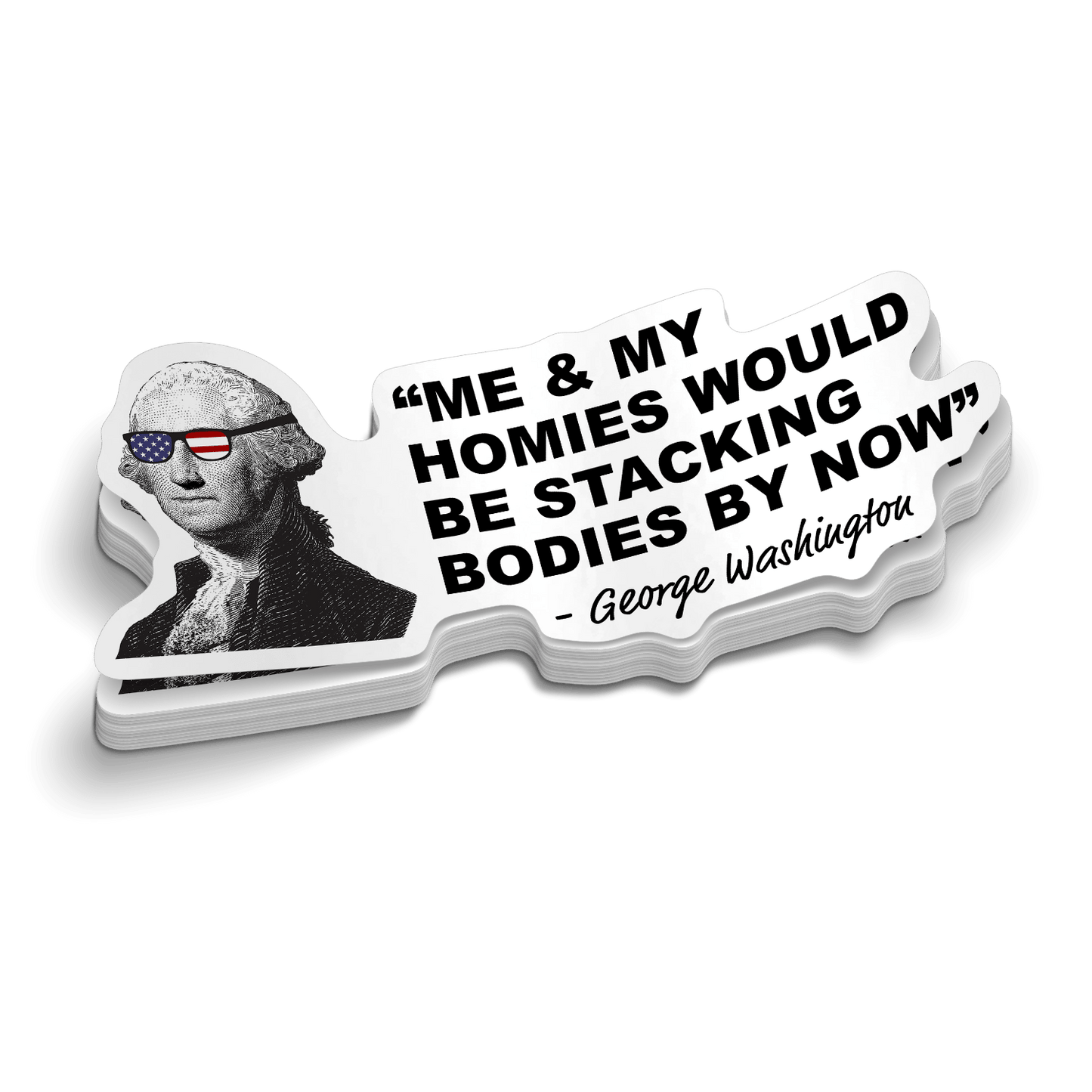 Stacking Bodies - Hard Hat Decal Armed American Supply