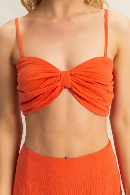 HYFVE Ruched Bra Top and Mini Skirt Set West2East Surf