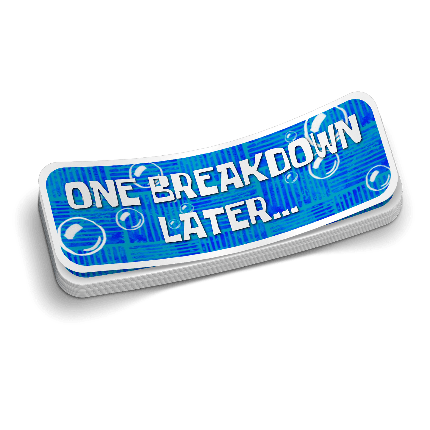 Breakdown - Hard Hat Decal Armed American Supply