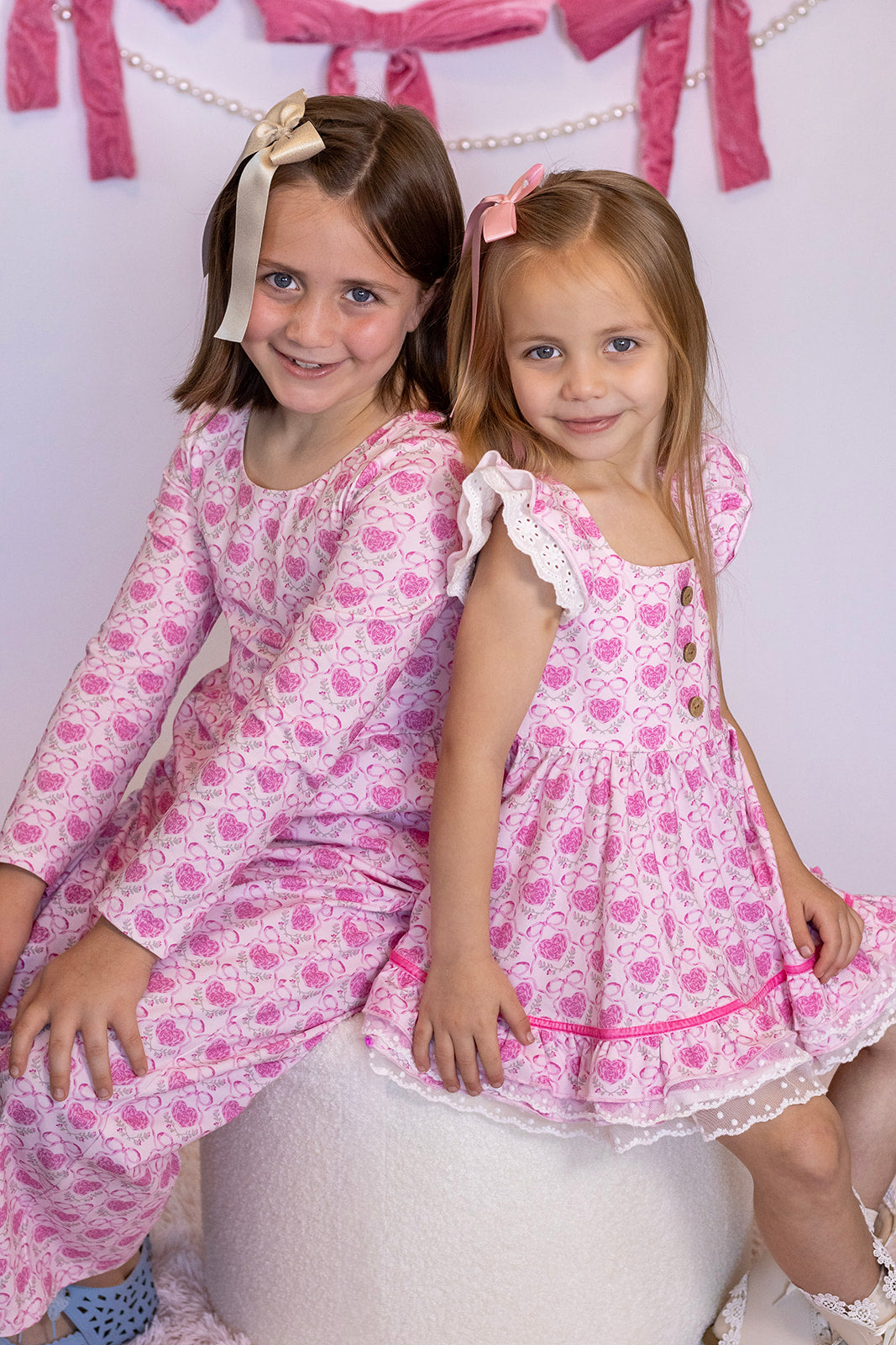 Caroline Leggy Romper - Rosie Hearts and Ribbons Always In Bloom Clothing Co