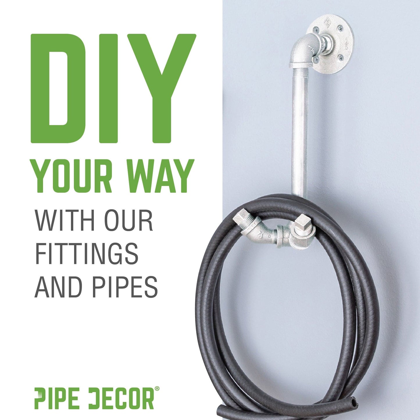 1/4 in. Galvanized Iron Plug PIPE DECOR