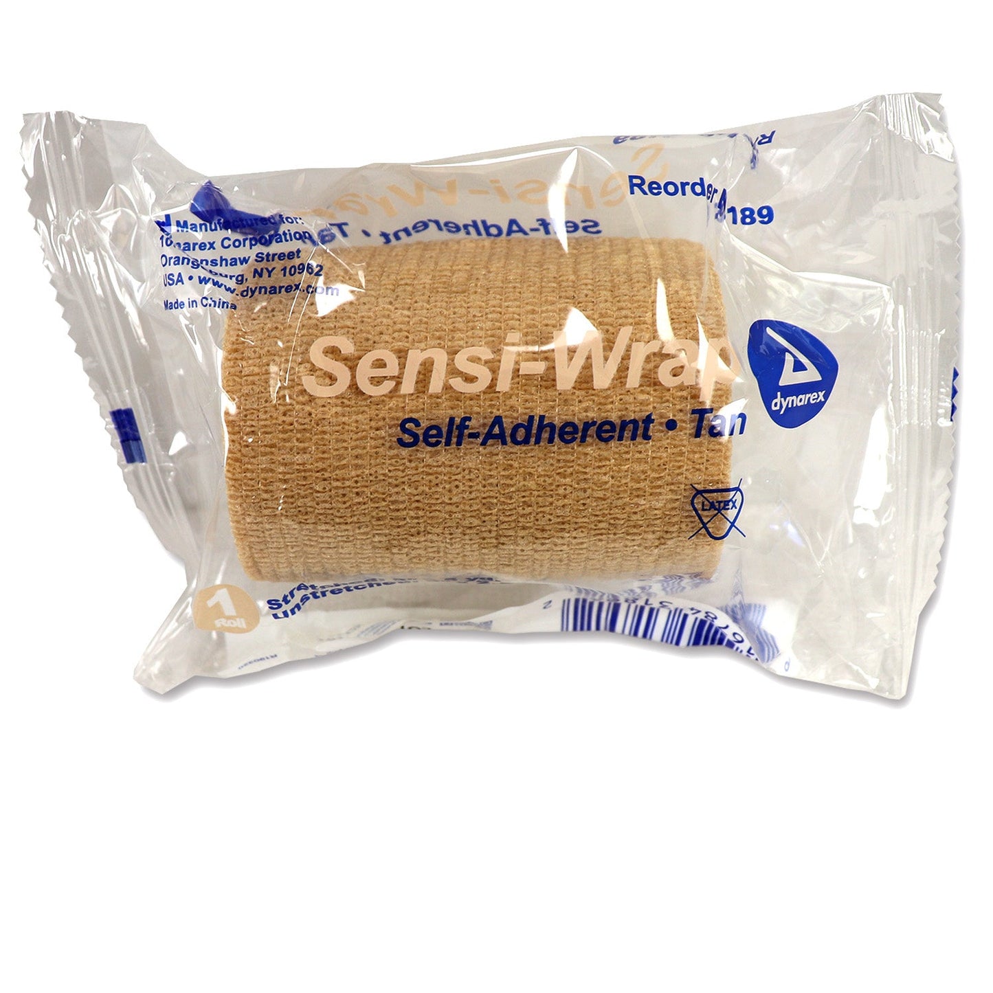 Sensi Wrap, Self-Adherent - Latex Free, 3" x 5 yds, Tan, 1 each quakekits.com