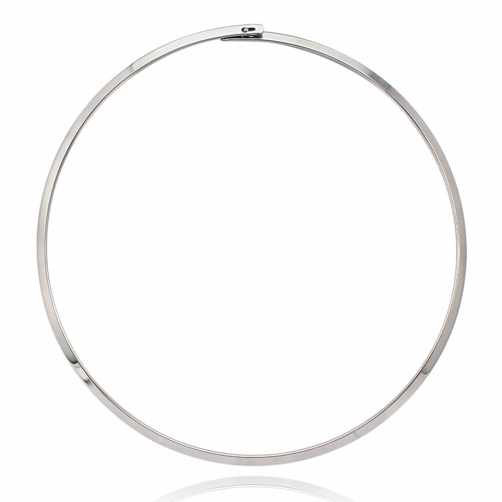 Sleek Collar Choker Necklace 18K Non Tarnish Deep South Originals