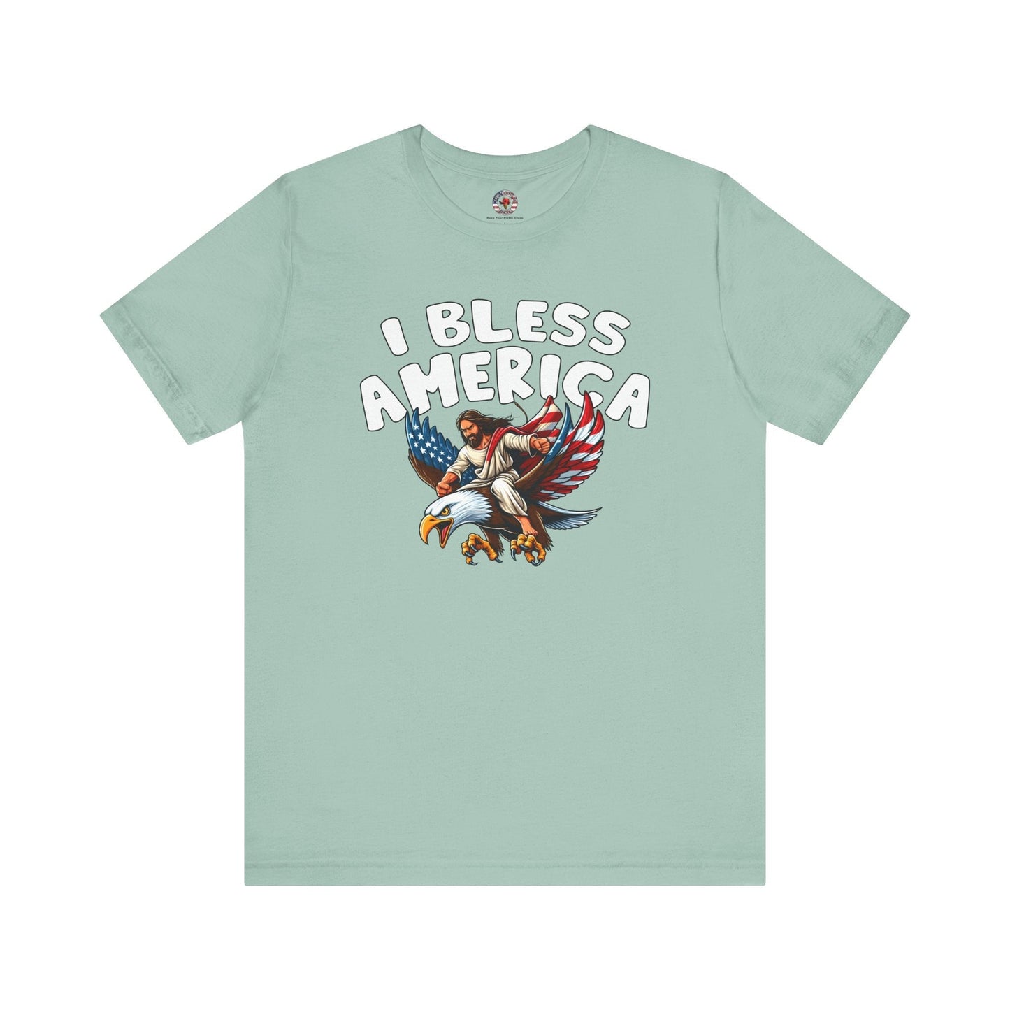 I Bless America T-Shirt The Devil's Pickle