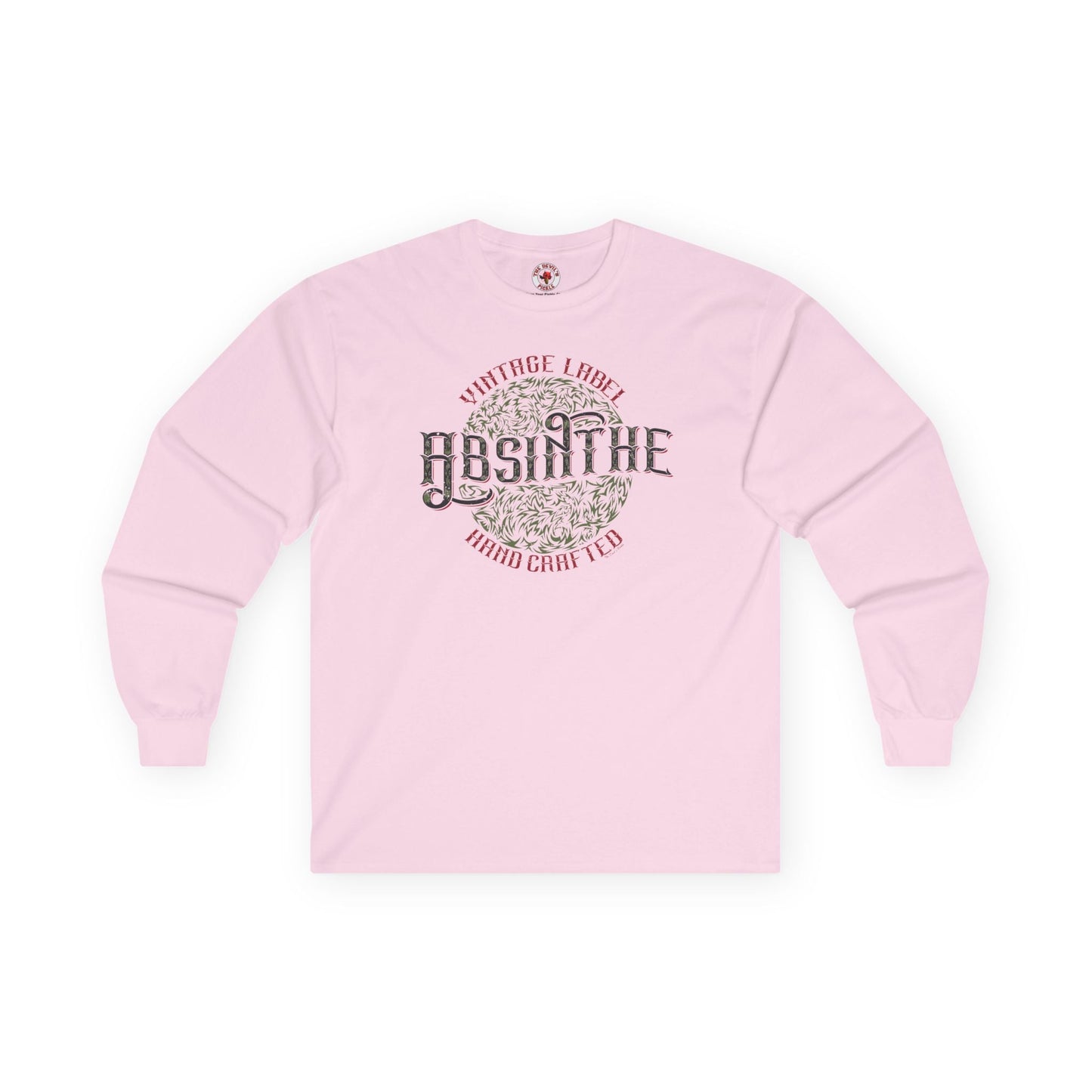 Vintage Label Absinthe Long Sleeve Tee The Devil's Pickle