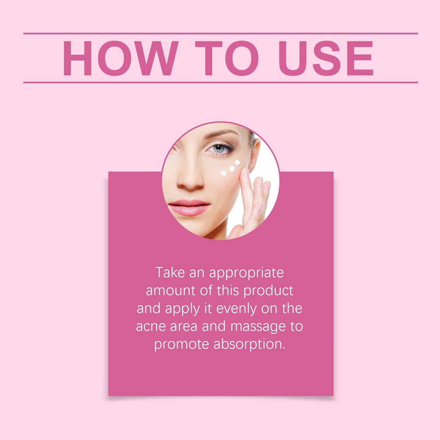 Facial Acne Cream, Repair Facial Acne, Close The Mouth To Nourish Skin Tender And Smooth Skin Care Cream