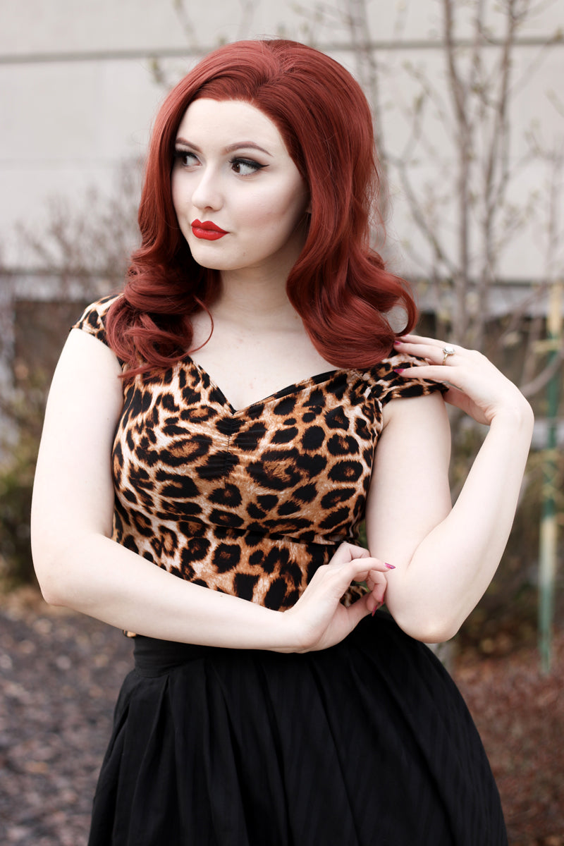 Isabel Top in Leopard Retrolicious