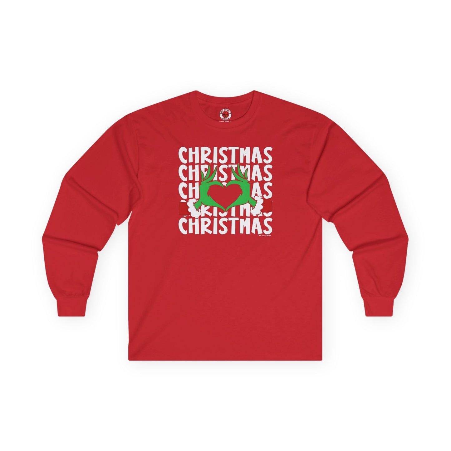 Christmas Heart Long Sleeve Tee The Devil's Pickle