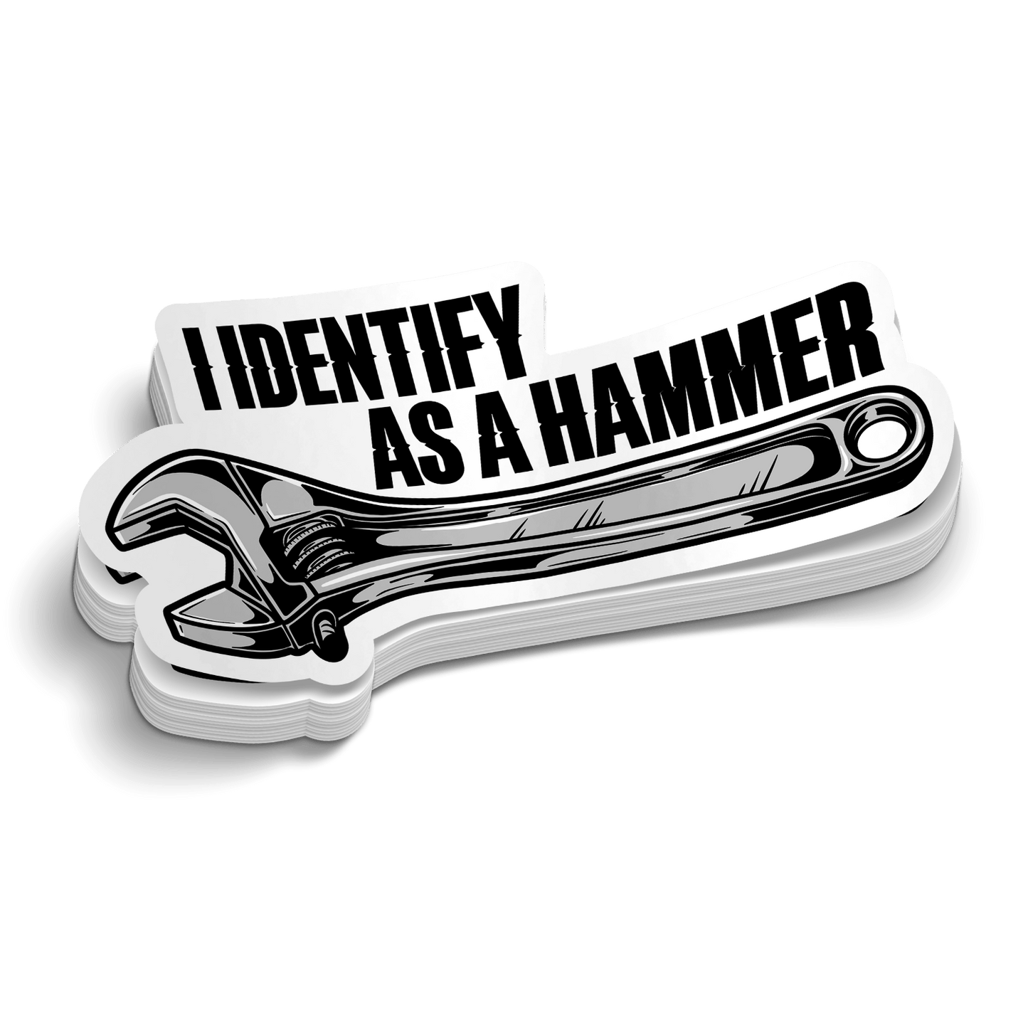 Hammer - Hard Hat Decal Armed American Supply