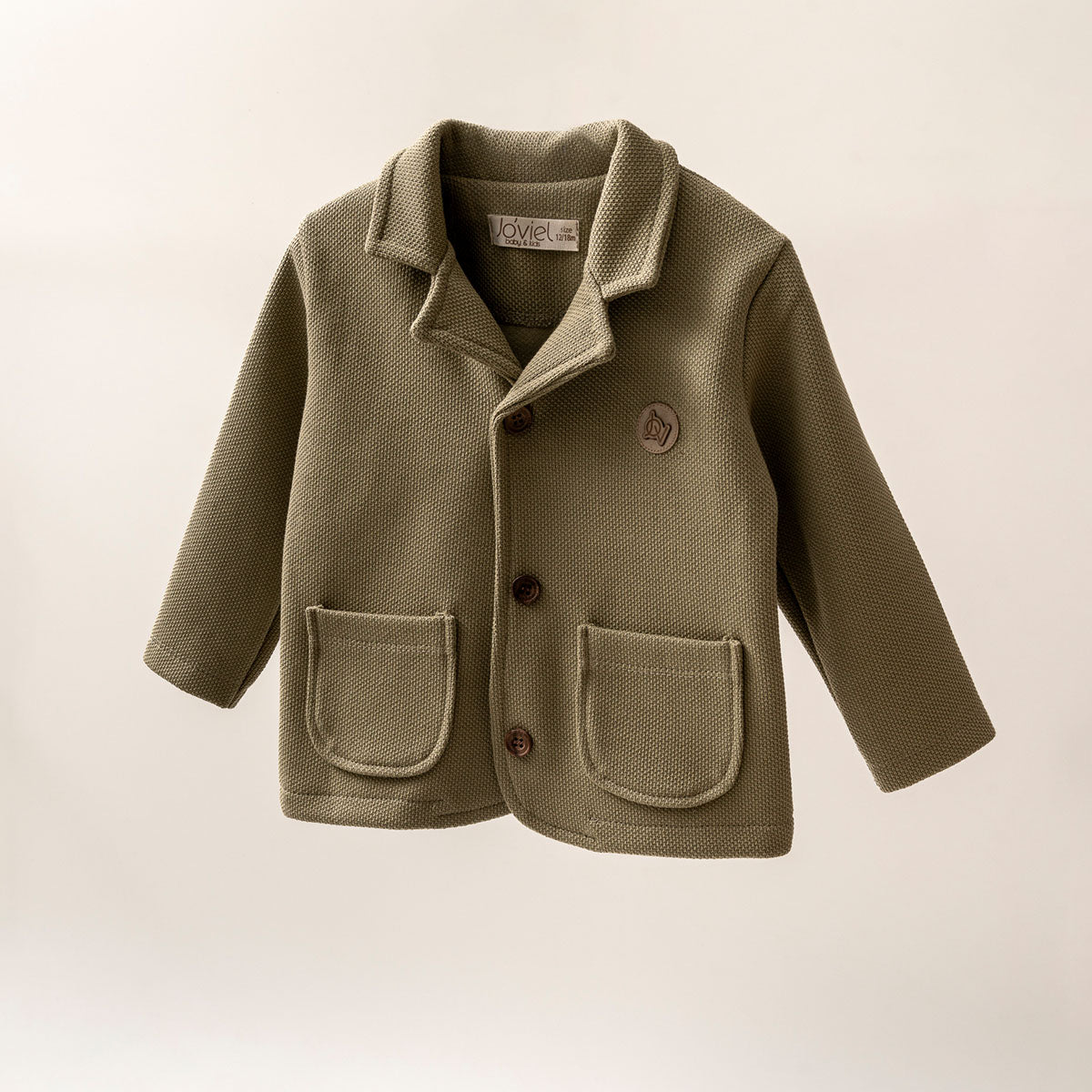 Olive Knitted Button-Up Jacket Honey and Hive