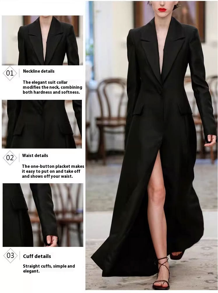 Women's Design Sense Niche Temperament Lightly Mature Adult Lady Like Woman King-size Coat See size chart under “more details” The Fashion Celestial