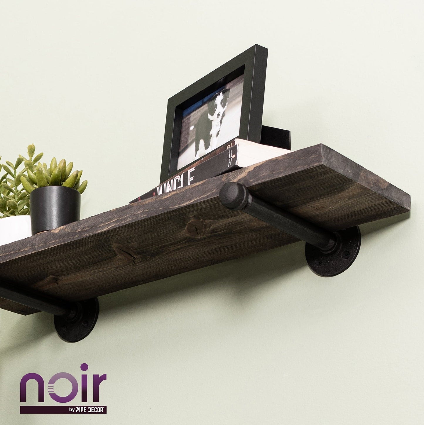 1/2 in. Prefinished Matte Black Cap PIPE DECOR