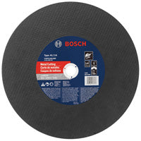 BOSCH CWPS1M1400 14 In. 5/32 In. 1 In. Arbor Type 1A (ISO 41) 24 Grit Metal Cutting Bonded Abrasive Wheel VM Hardware