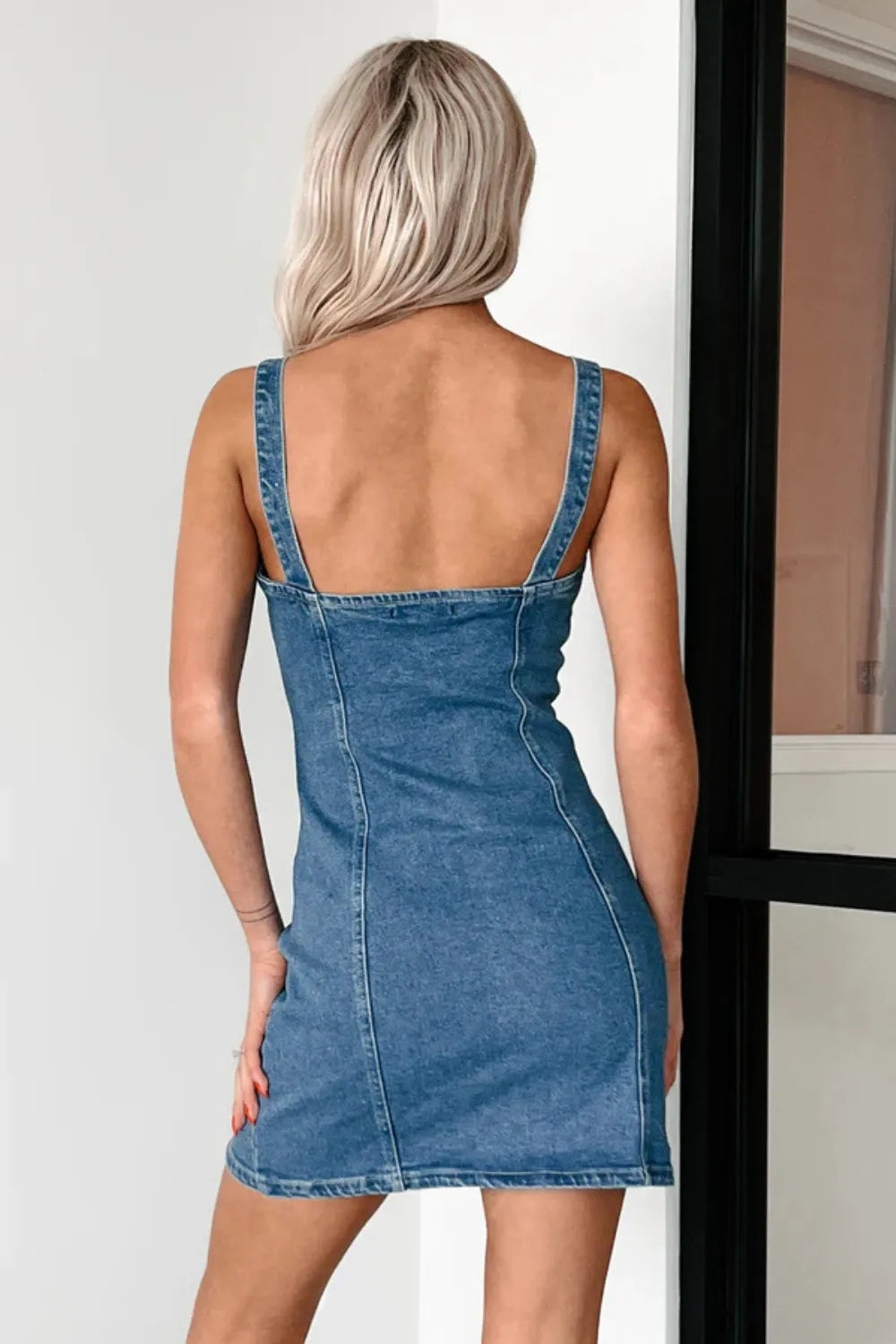Denim Days Button-Down Cami Dress Country in My Heart