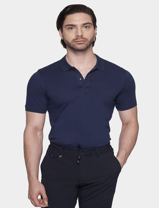 The Essential Shirt (Navy) Bright Moons