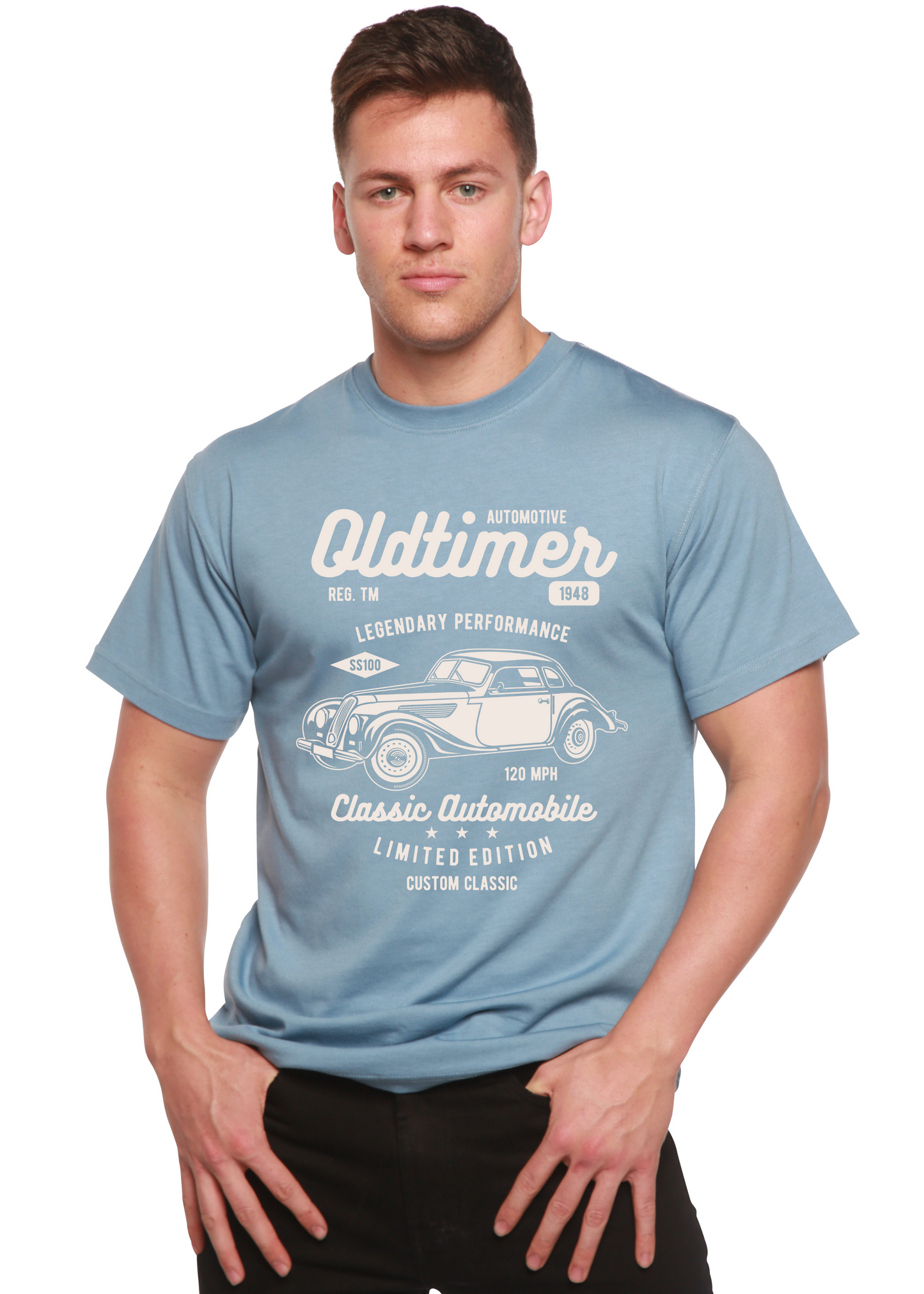 Oldtimer Spun Bamboo® Men's Bamboo Viscose/Organic Cotton Short Sleeve Graphic T-Shirt Spun Bamboo