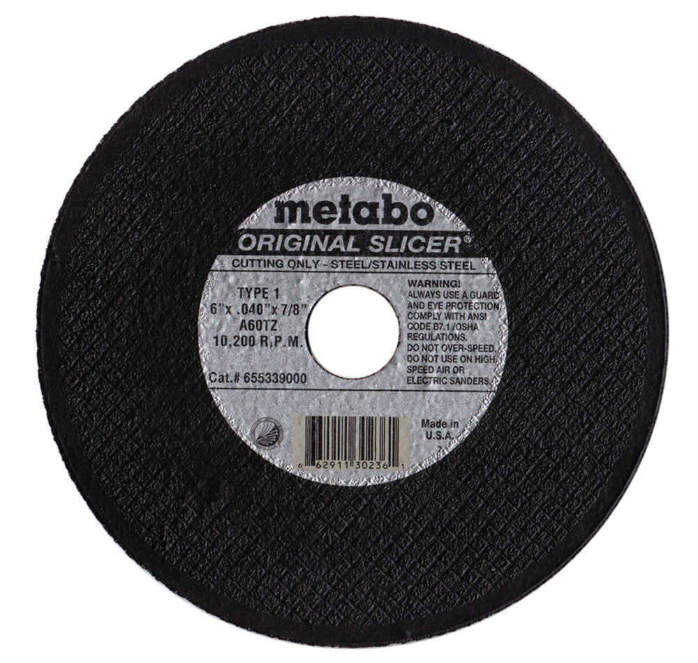 Metabo 655331000 4-1/2" x .040 Original Slicer Wheel VM Hardware