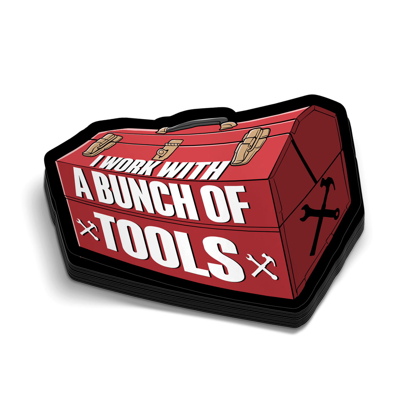 Bunch Of Tools - Hard Hat Decal Armed American Supply
