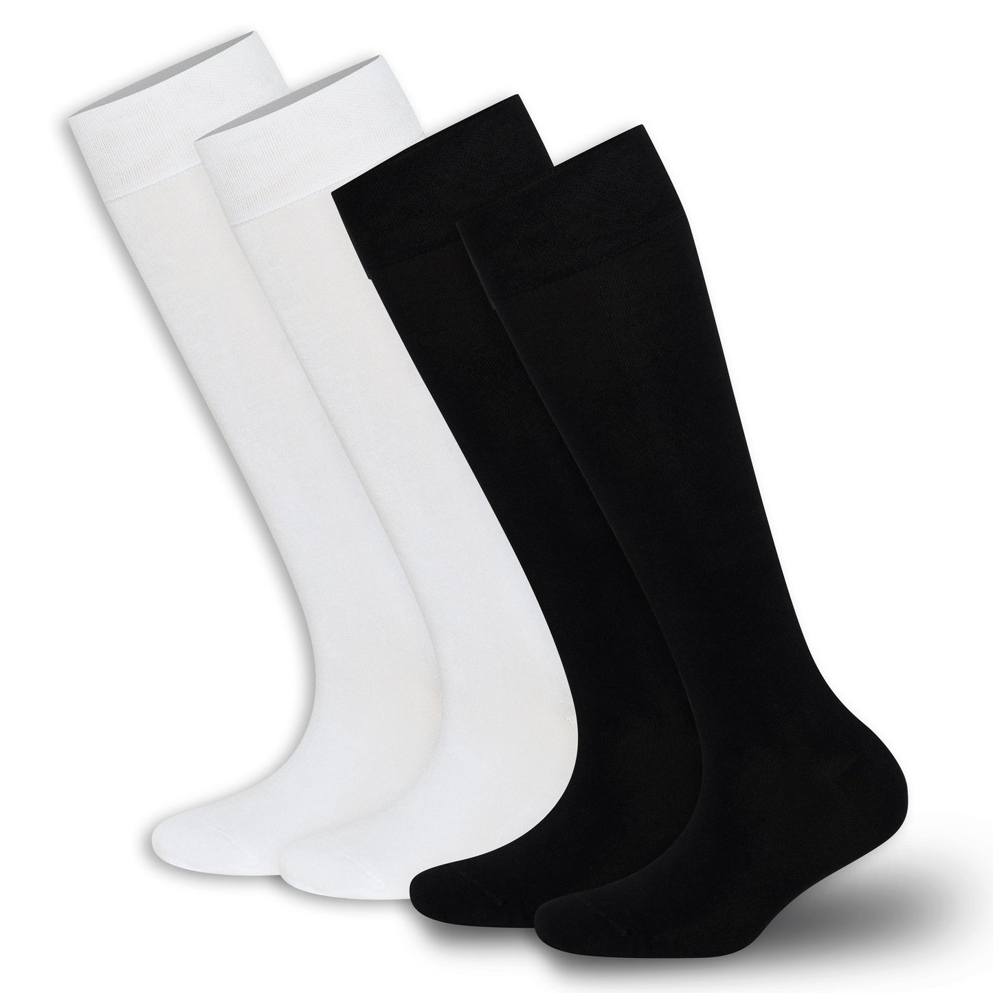 Women’s Bamboo Knee-High Socks 4-Pack – Soft & Breathable Bambooven