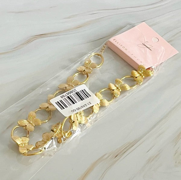 Vintage Butterfly Linked Necklace Shop Style & More | Fresh Looks, Everyday Deals & Free Shipping