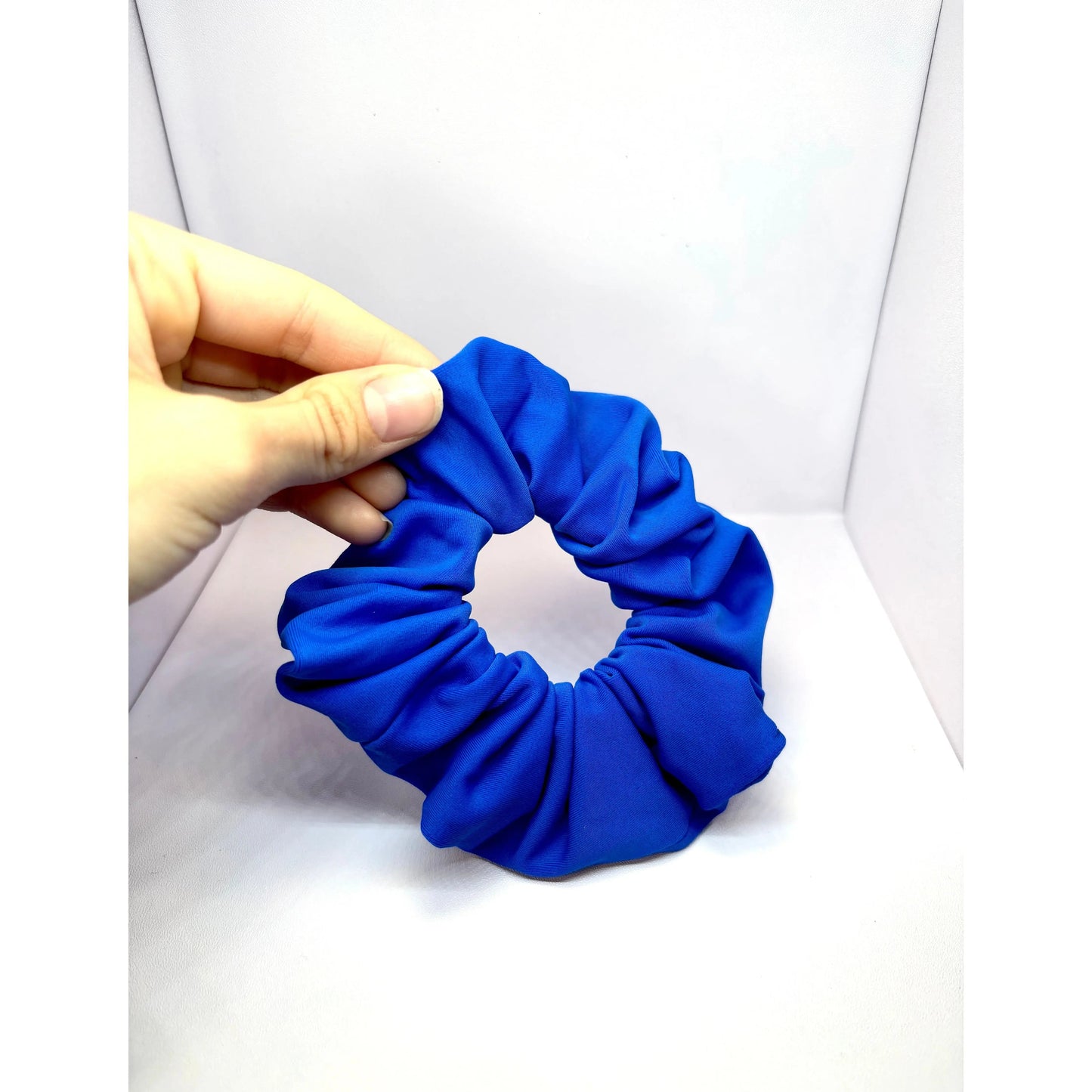 Mini Royal Blue Spandex Scrunchie Enchanted Scrunch