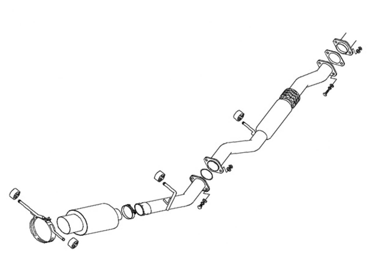 HKS Racing Muffler Impreza GDA, GDF FR SPORT