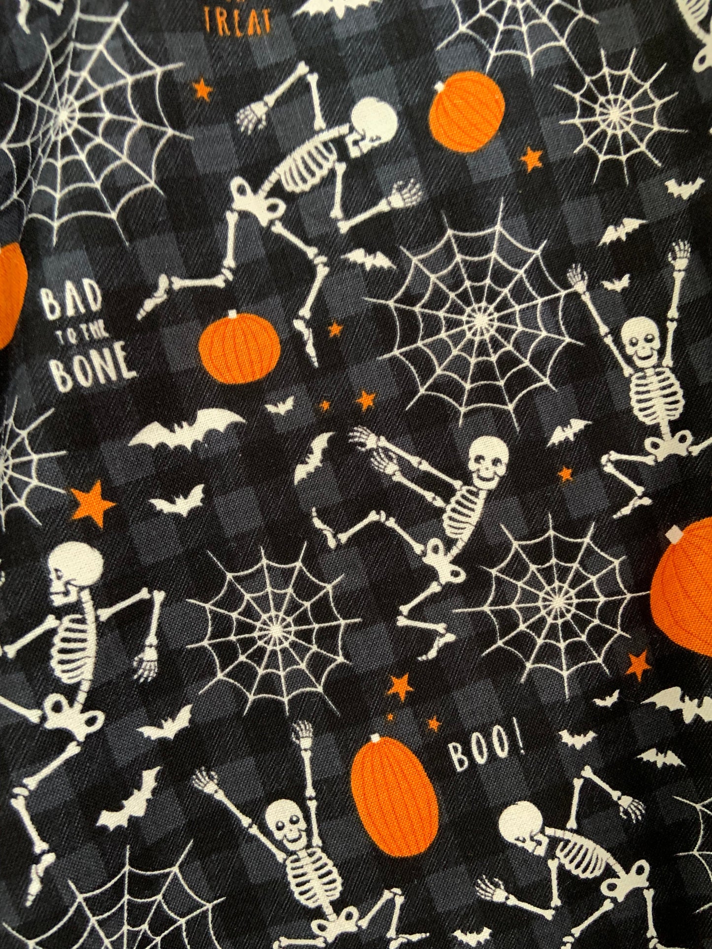 Glow in the Dark Dancing Bones Skater Skirt Retrolicious