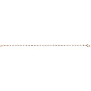 14K Rose 2 1/4 CTW Lab-Grown Diamond Line 7 1/4" Bracelet Ethereal Legacy Boutiques