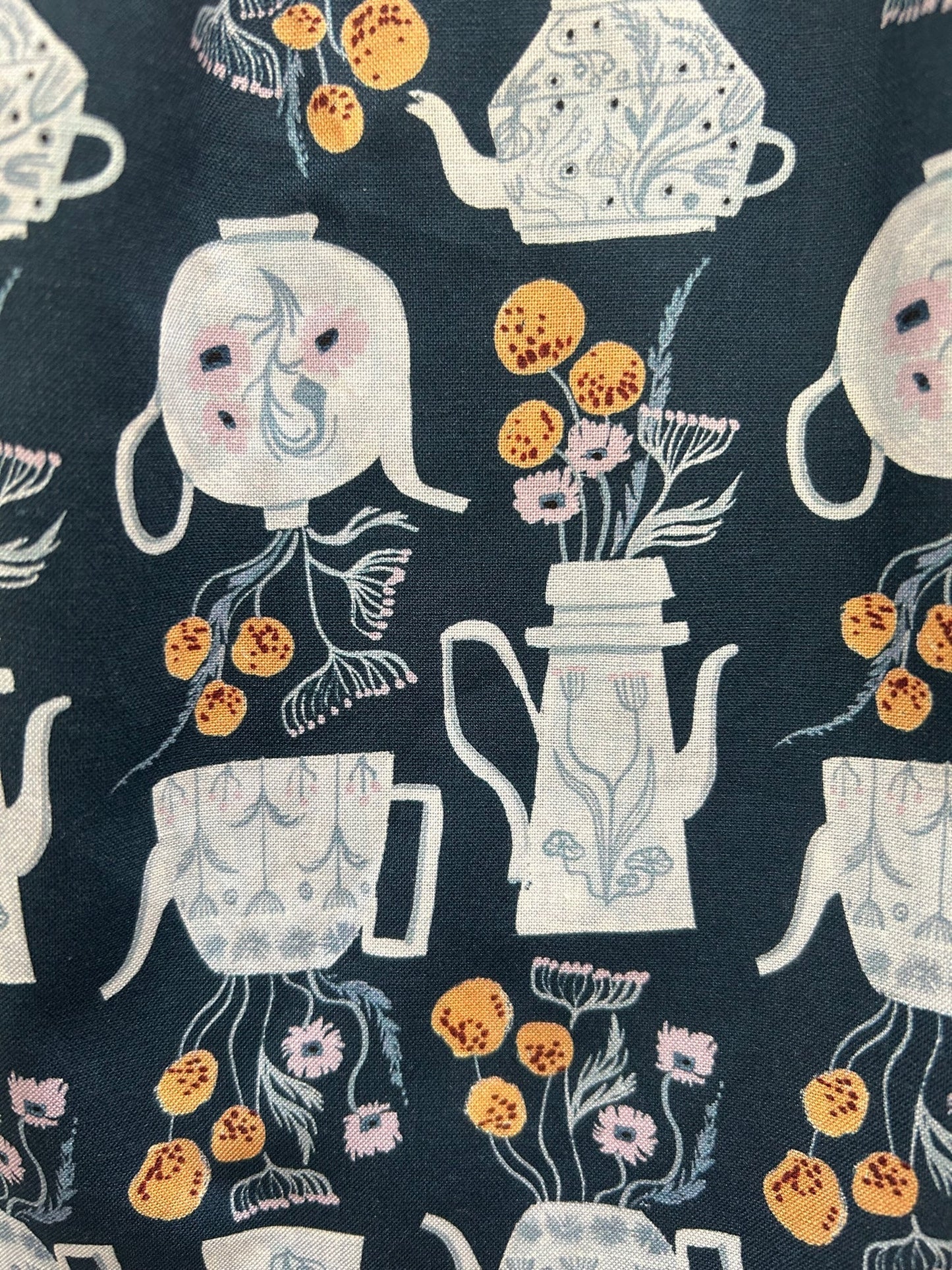 Teapots Fit & Flare Dress - XS only Retrolicious