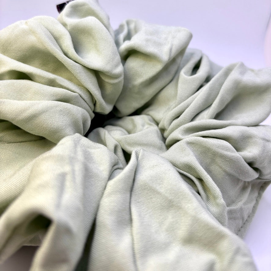 Sage Green Cotton Scrunchie Enchanted Scrunch