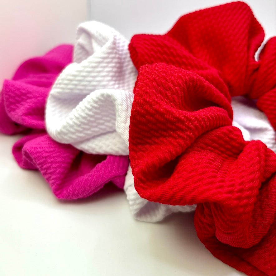 Sweetheart Bullet Scrunchie Trio Enchanted Scrunch