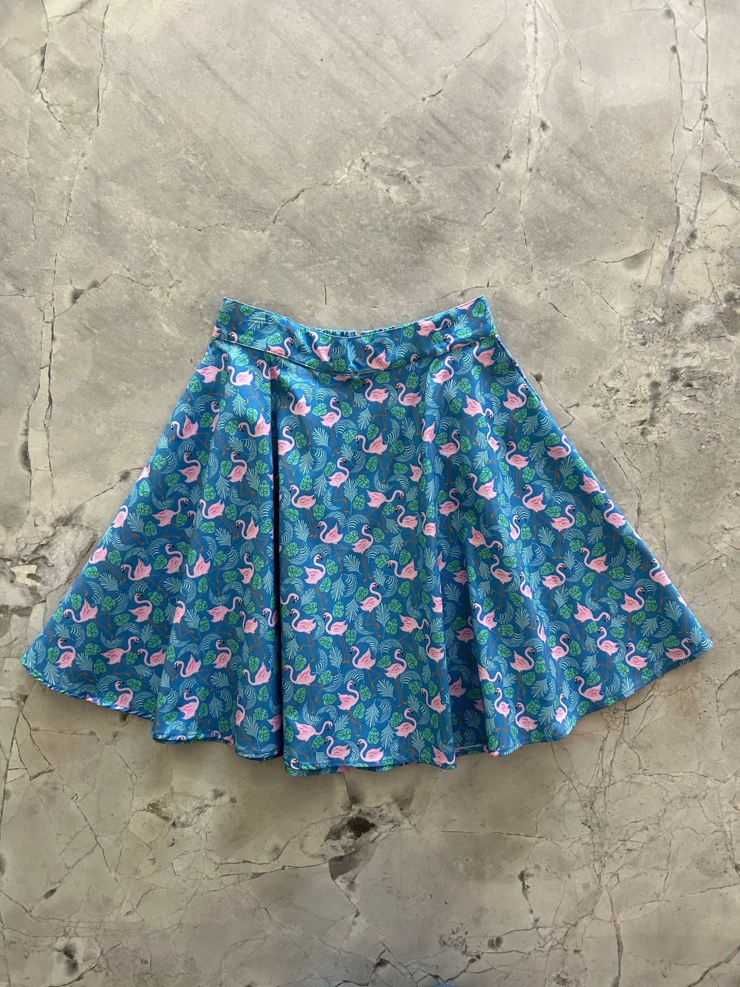 Flamingo Skater Skirt Retrolicious