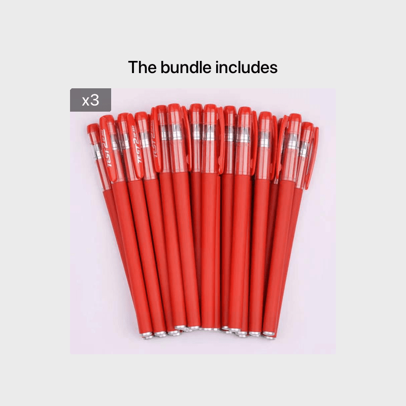 10-Piece Gel Pen Set - Perfect For Students, Exams, Office & School - Red, Black, Water & Carbon Pens! - For Students & Office Workers - Everyday Writing & Note-Taking - Great Gift for Back to School & Graduation NovaCart