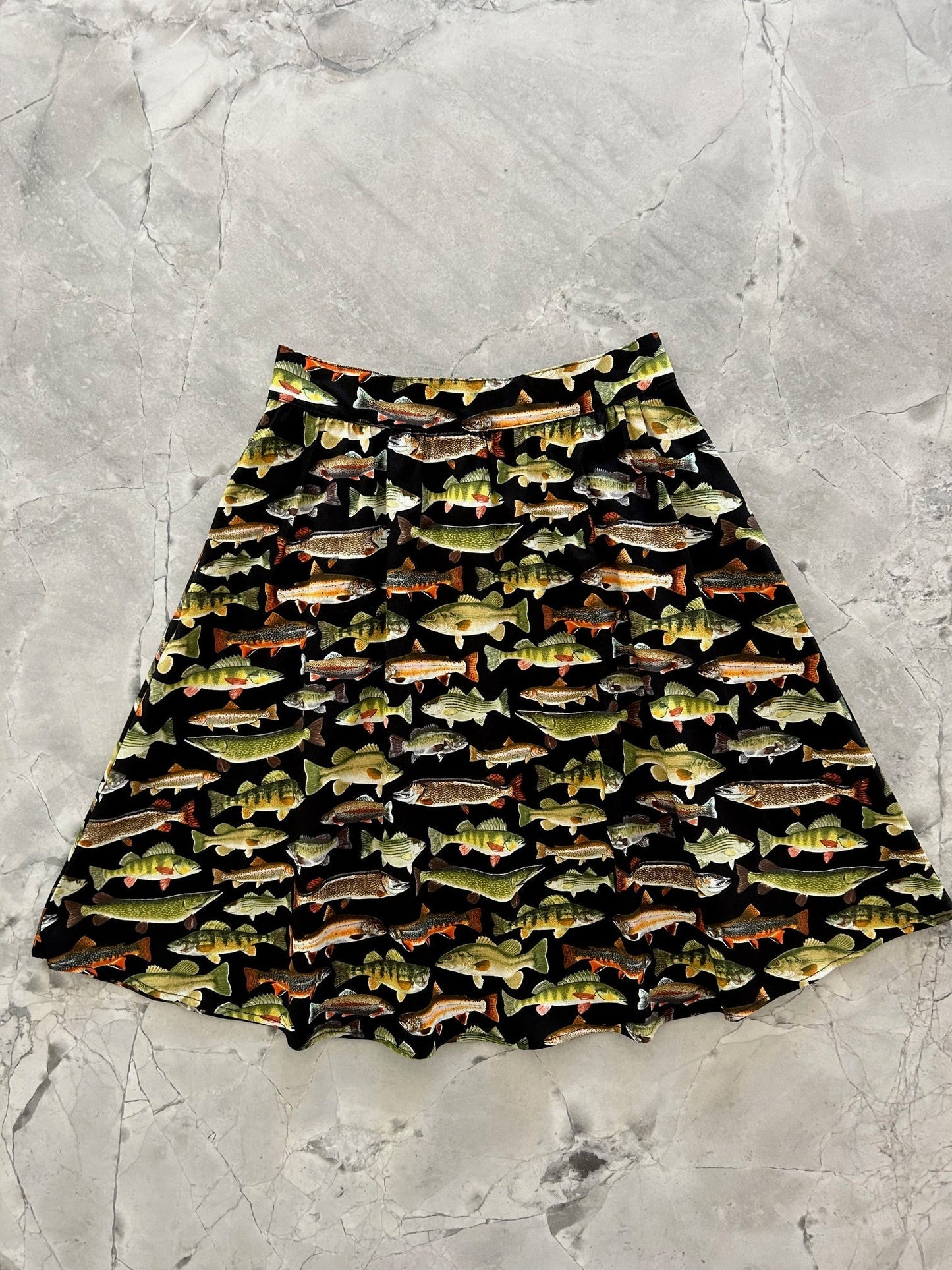 Fish A-line Skirt Retrolicious