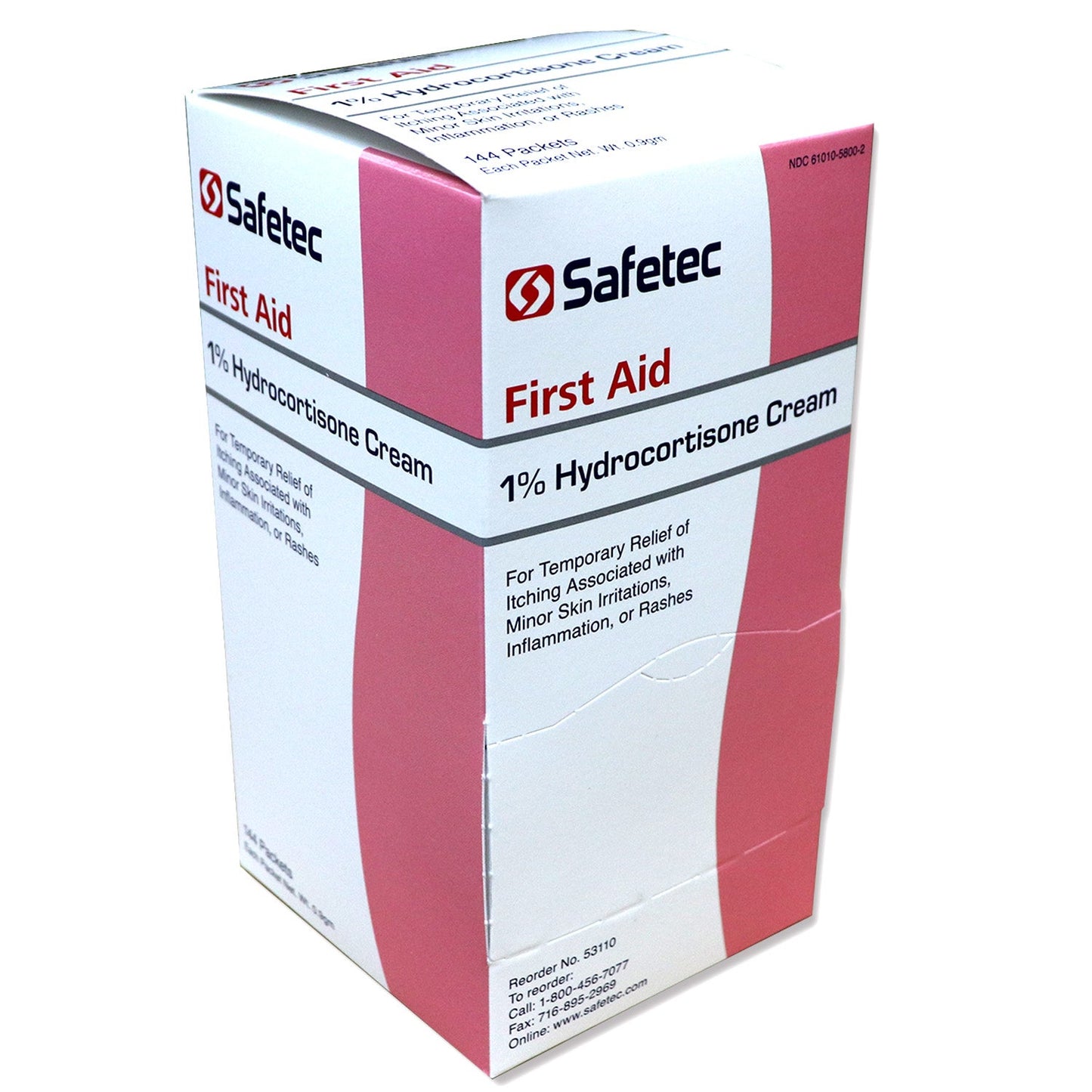 Hydrocortisone 0.9gm. Pouch, 144 per box quakekits.com