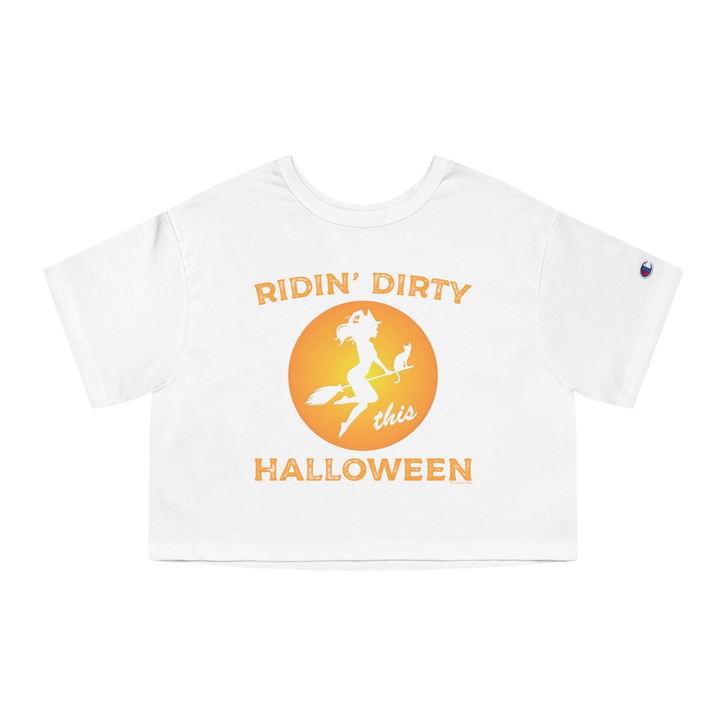 Ridin' Dirty This Halloween Cropped T-Shirt The Devil's Pickle