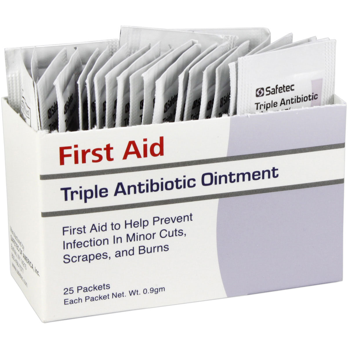 Triple Antibiotic .9gm. Pouch, 25 per box quakekits.com