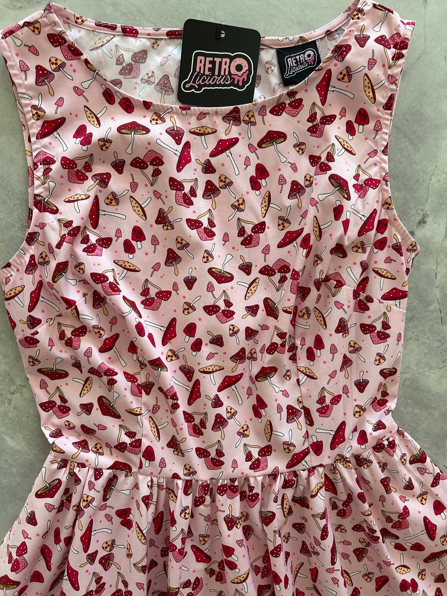 Toadstool Vintage Dress Retrolicious