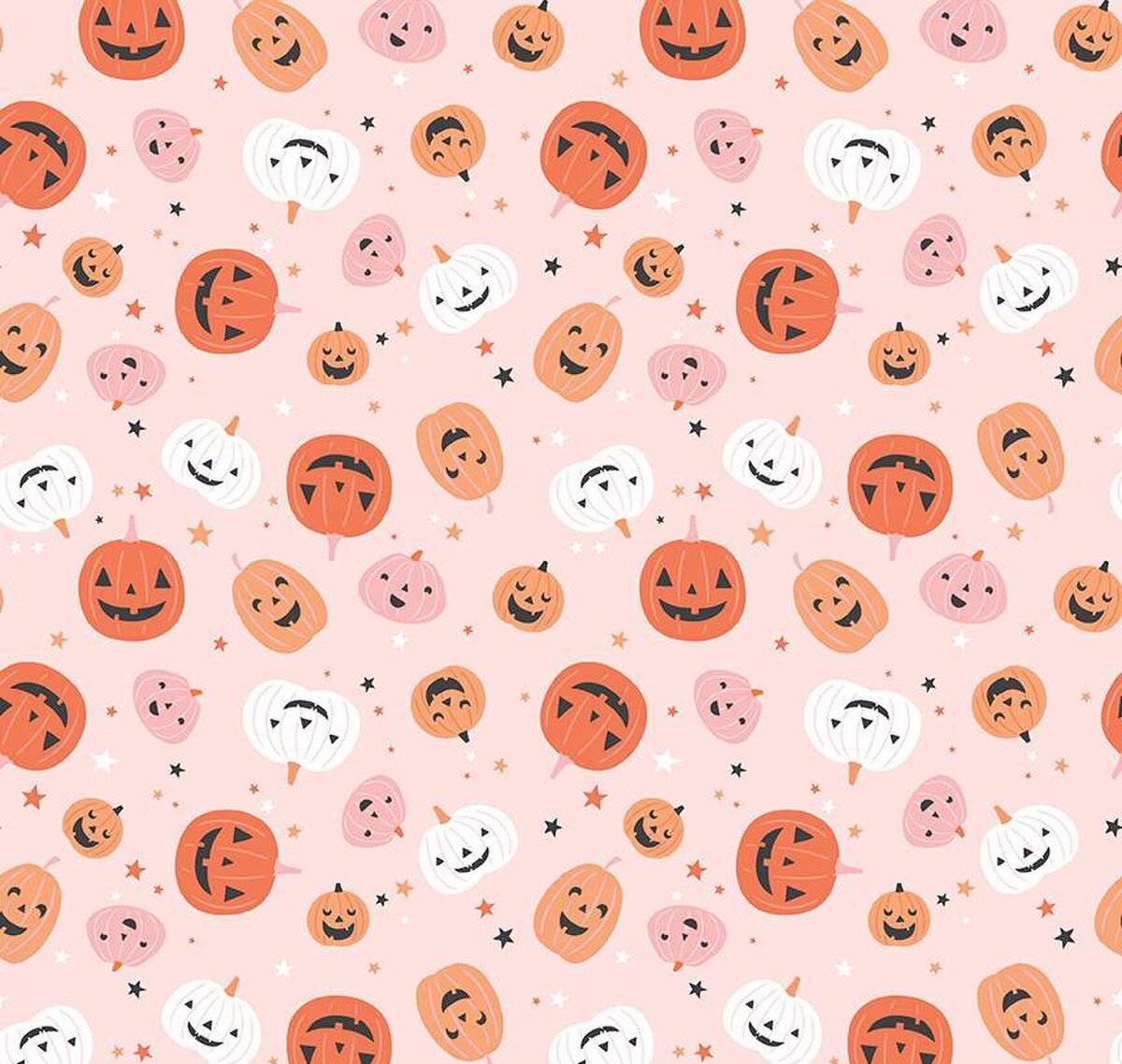 Pink Jack-o’-lantern Bow Top Retrolicious
